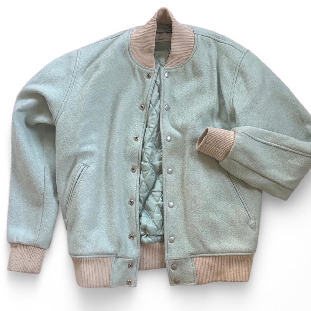 American Apparel wool bomber